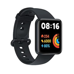 Redmi Watch 2 Lite - Multi-System Standalone GPS, 3.94 cm Large HD Edge Display, Continuous SpO2, Stress & Sleep Monitoring, 24x7 HR, 5ATM, 120+ Watch Faces, 100+ Sports Modes, Women’s Health, Black