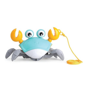 ToyMagic 2 in 1 Pull Along & Bath Toy|Swimming Crab with String Attached|Interactive & Early Learning Toy|Floating BathtubToy|Preschool Toy||Best Birthday & Return Gift for Newborn|Made in India