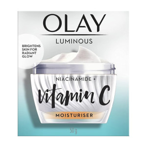 Olay Vitamin C Face Cream with Niacinamide l Even Glow & Smooth Texture l Normal, Oily, Dry & Combination Skin l Parabens & Sulphate-free l 50g