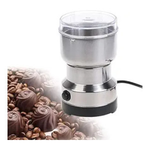 Flossymart Coffee Grinder Multi-Functional Electric Stainless Steel Herbs Spices Nuts Grain Grinder, Portable Coffee Bean Seasonings Spices Mill Powder Machine Grinder for Home and Office