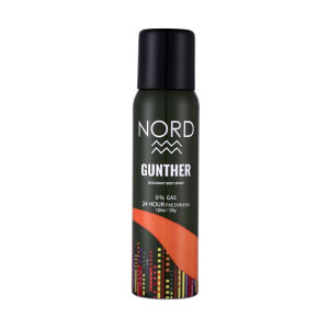 NORD Deodorant Body Spray For Men - Gunther 120 ml (Pack of 1)