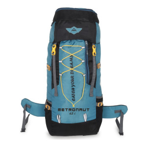 METRONAUT Trekking Bag For Hiking/Camping/Outdoor Sports with Rain Cover Rucksack - 65 L  (Blue)