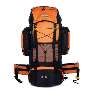 hiker's way 70+5 Ltrs Rucksack bags Rucksacks for men Trekking bags for men backpacks Travelling Bag For men and women with waterproof compartment