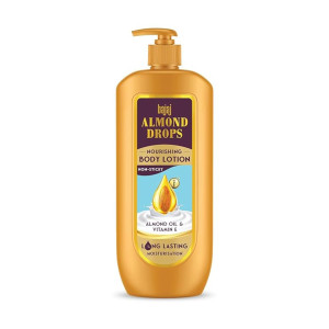 Bajaj Almond Drops Nourishing Body Lotion I Long Lasting Moisturization I Almond Oil & Vitamin E I 600ML