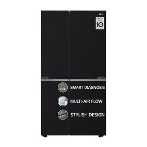 LG 655 L Frost Free Inverter Side by Side Refrigerator (2023 Model, GL-B257HWBY, Western Black, Express Freezing | Multi Air-Flow) [Apply ₹3000 Off Coupon + Upto ₹14,826 Off With HDFC/ICICI Credit Card No Cost EMI]