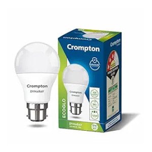 Crompton Dyna Ray 9W Round B22 LED Cool Day Light Pack of 1
