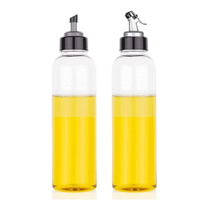 HomeWiz Oil Dispenser 1 Litre Cooking Oil Dispenser Bottle Oil Container Kitchen Accessories Items Kitchen Tools (Pack of 2-2000 ml)