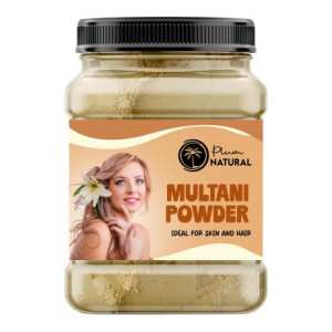Plum Natural Natural & Pure Multani Mitti Powder For Natural Soft,Pimple Free Skin Face Pack  (400 g)