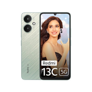Redmi 13C 5G (Startrail Green, 4GB RAM, 128GB Storage) | MediaTek Dimensity 6100+ 5G | 90Hz Display with 1000 Off on ICICI/HDFC/SBI Credit cards