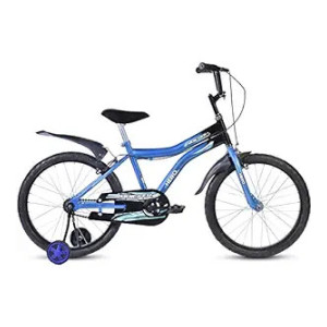 Hero Kid's Steel Single Speed Quicker 20T Cycle (12", Blue), Rigid, Kids Bike, 12 Inches