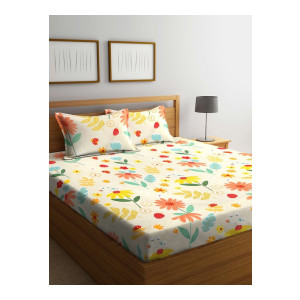 KLOTTHE King Bedsheet with 2 Pillow Covers upto 90% off