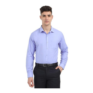 Scott International Men's Solid Regular Fit Full Sleeves Shirt for Formal & Casual Wear [Apply 400₹ off Coupon ]