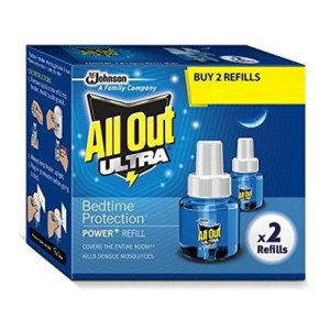 All Out Ultra Mosquito Vaporiser Refill  (2 x 45 ml)