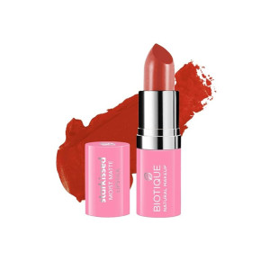 Biotique Natural Makeup Starkissed Moist Matte Lipstick, Material Girl