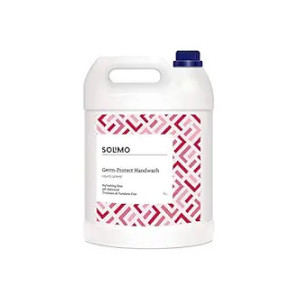 Amazon Brand - Solimo Germ-Protect Handwash Liquid, Refreshing Rose, 5L