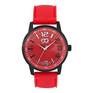 Gio Collection Analog Red Dial Men's Watch - G0046-04