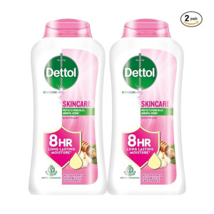 Dettol Body Wash and Shower Gel for Women and Men, Nourish (Pack of 2-250ml each) | Soap -Free Bodywash | 8h Moisturization