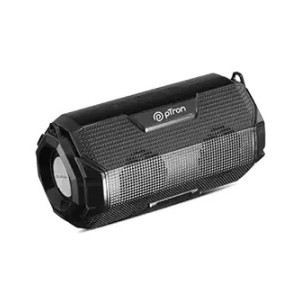 pTron Newly Launched Fusion Rock 16W Portable Bluetooth 5.0 Speaker with Dual Drivers, 6Hrs Playtime, Speaker for Phone/Laptop/Tablets/Projectors, Aux/TF Card/USB Drive Playback & TWS Function (Black)