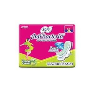 Sofy Women Anti Bacteria Extra Long Sanitary Pads, X-Large, Pack Of 48 [Apply ₹100 coupon]
