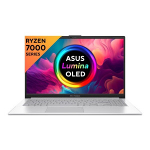 ASUS Vivobook Go 15 OLED (2023) AMD Ryzen 3 Quad Core 7320U - (8 GB/512 GB SSD/Windows 11 Home) E1504FA-LK321WS Thin and Light Laptop  (15.6 Inch, Cool Silver, 1.63 Kg, With MS Office) [Tap &save Rs.2000 off+ Rs.2000 off with SBI CC]