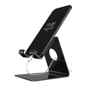 ELV Mobile Phone Mount Tabletop Holder for Phones and Tablets - Black