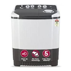 LG 7 Kg 5 Star Wind Jet Dry Semi-Automatic Top Loading Washing Machine (P7020NGAZ, Dark Gray, Rat Away Feature) [₹1149 Off with ICICI Credit Card No Cost EMI]