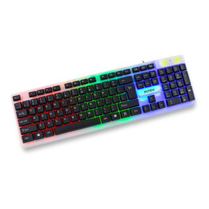 Intex IT-KB331 / Full-Size, RGB Lighting, Membrane Wired USB Gaming Keyboard  (Black)