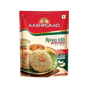 Aashirvaad Instant Mix - Rava Idli 1Kg, Easy to Make Snack Mix, Ready to Cook Indian Breakfast Mix