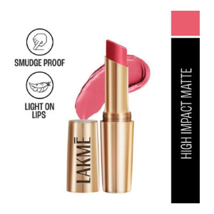 Lakmé 9TO5 Primer + Matte Lip Color Blush Pink  (Blush Pink, 3.6 g)