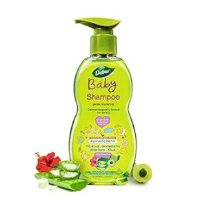 Dabur Baby Gentle Nourishing Shampoo with Ayurvedic Herbs - 500 ml| 100% soap free | Dermatologically tested