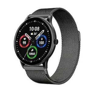 Fire-Boltt Phoenix Ultra Luxury Stainless Steel, Bluetooth Calling Smartwatch, AI Voice Assistant, Metal Body with 120+ Sports Modes, SpO2, Heart Rate Monitoring (Dark Grey)