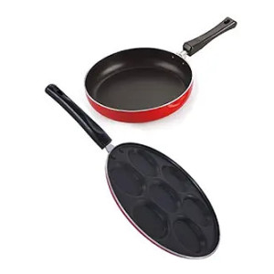 Nirlon Non-Stick Coated Highly Durable Aluminium Cookware Set, Heat Resistance, 2.6mm_FP11_UP(7)