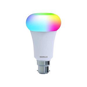 Havells Glamax 9W B22 Smart Wi-fi Enabled Bulb, LHLDAMED3W8R009 (16 Million Colors, Compatible with Alexa and Google Assistant)