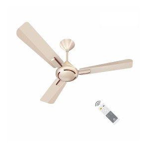 Havells 1200mm Ambrose BLDC Motor Ceiling Fan | Remote Controlled, High Air Delivery Fan | 5 Star Rated, Upto 60% Energy Saving, 2 Year Warranty | (Pack of 1, Gold Mist Wood)