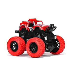 GRAPHENE® Monster Truck Toys for Kids Friction Powered Monster Truck Car Toy for Baby Push & Go Toys 4wd Monster Truck for Boys & Girls Multi Color (Pack of 1)