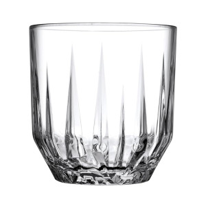 Pasabahce Echo Glass Whisky Glass from House of Pasabahce The Original Pasabahce from Turkey, Transparent Echo Whisky Glass Set, 300 ml in Set of 6 Pcs, Perfect fit for Whisky/Juice.