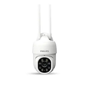 PHILIPS Outdoor Weather Proof IP65 CCTV WiFi Security Camera | PTZ | Colour Night Vision | 2 Way Talk | AES-128bit Encryption | 2 Year Brand Warranty | HSP 3800 [Apply 200₹ off Coupon]