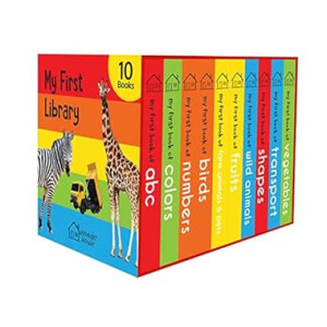 My First Library: Boxset of 10 Board Books for Kids [Board book] Wonder House Books