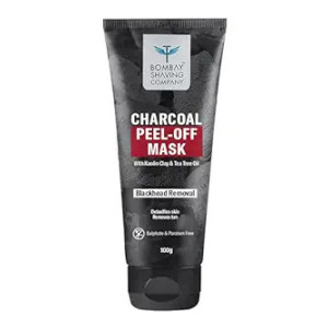 Bombay Shaving Company Activated Charcoal Peel Off Mask With 5X Detoxifying Power, Fights Pollution And De-Tans Skin For Men And Women, 100G (Pack Of 1)