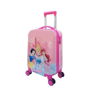 GOCART WITH G LOGO Cartoon Kid's Travel Trolley Bag Suitcase for Kids Children Rolling Case Travel Bags (Design-3, Medium)