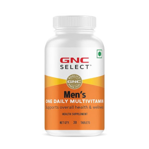 GNC Men's One Daily Multivitamin | Improves Muscle Performance | Enhances Immunity | With Vitamin A, C, E, and D3-30 Tablets