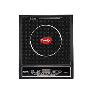 Pigeon by Stovekraft Cruise 1800 watt Induction Cooktop With Crystal Glass,7 Segments LED Display, Auto Switch Off - Black [Apply 200 off coupon]