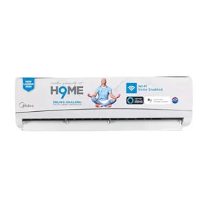 Midea 1.5 Ton 5 Star AI Gear Inverter Split AC (Copper, Convertible 4-in-1 Cooling,HD Filter with Auto Cleanser, 2024 Model,SANTIS PRO ROYAL, MAI18SR5R34W0,White)  [Rs.1000 cashback+Rs.3250 off with ICICI CC]