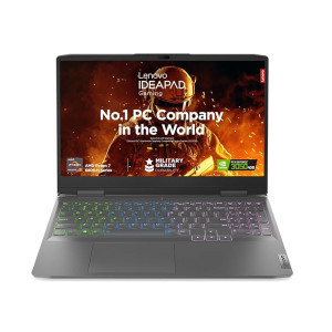 Lenovo IdeaPad Gaming 3 AMD Ryzen 7 6800H 15.6" (39.62cm) FHD IPS 120Hz Gaming Laptop (8GB/512GB SSD/Win11/Office/NVIDIA RTX 3050 4GB/RGB Keyboard/Alexa/3 Month Game Pass/Onyx Grey/2.32Kg), 82SB00V5IN [Apply 3000 Off Coupon+ 4750 Off Using ICICI Credit Card]