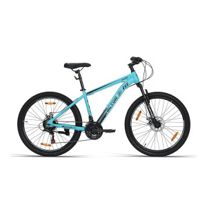 VECTOR 91 Unisex Valor 26T 21 Speed Shimano Gears Dual Disc with Front Suspension - Blue Black, Mountain Bike, 17 Inches [ Pay via ICICI Bank Rs.726 Discount]