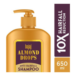 BAJAJ Almond Drops Anti Hairfall Shampoo with Almond Oil & Vitamin E  (650 ml)