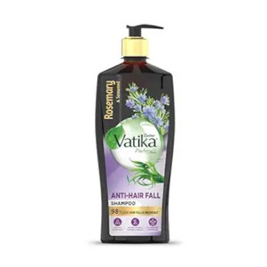 Dabur Vatika Rosemary & Seaweed Anti-Hairfall Shampoo - 640ml | Reduces Hair Fall | Stimulates Hair Growth and Thickness | Co-Created with Dermatologist | No Sulphates, Silicones & Parabens| Animal Test Free