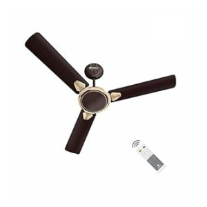 Havells 1200mm Equs BLDC Motor Ceiling Fan | 5 Star with RF Remote, 100% Copper, Upto 57% Energy Saving | ECO Active Technology, Flexible Timer Setting, Memory Backup | (Pack of 1, Smoke Brown)