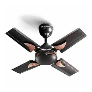 Longway Creta P1 600 mm/24 inch Ultra High Speed 4 Blade Anti-Dust Decorative Star Rated Ceiling Fan2 Year Warranty (Smoked Brown, Pack of 1)
