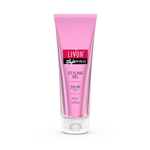 Livon Style Pro Hair Styling Gel for Women and Men | 24-Hour Hold | With Matcha and Proteins | All Hair Types | 100 ml